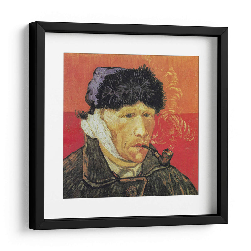 Autorretrato con oreja vendada - Vincent Van Gogh | Cuadro decorativo de Canvas Lab