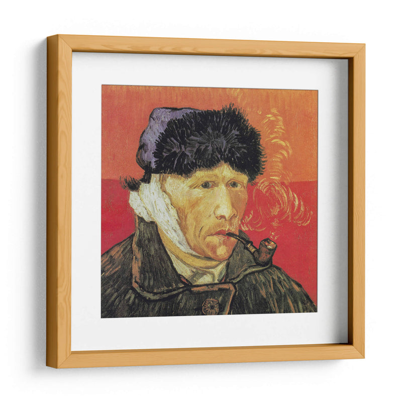 Autorretrato con oreja vendada - Vincent Van Gogh | Cuadro decorativo de Canvas Lab
