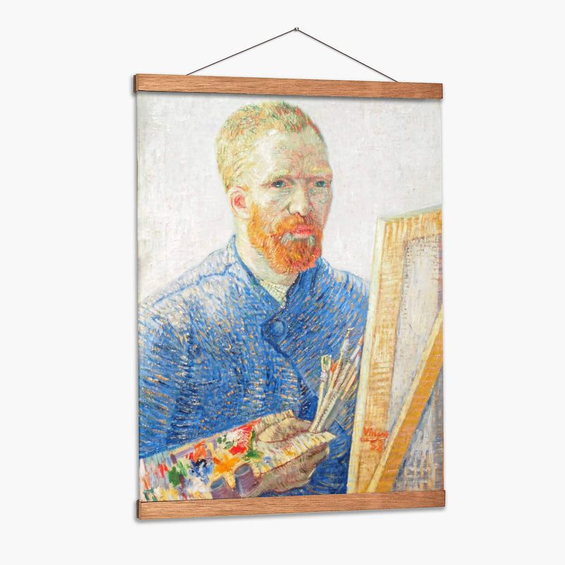 Autorretrato al caballete - Vincent Van Gogh | Cuadro decorativo de Canvas Lab