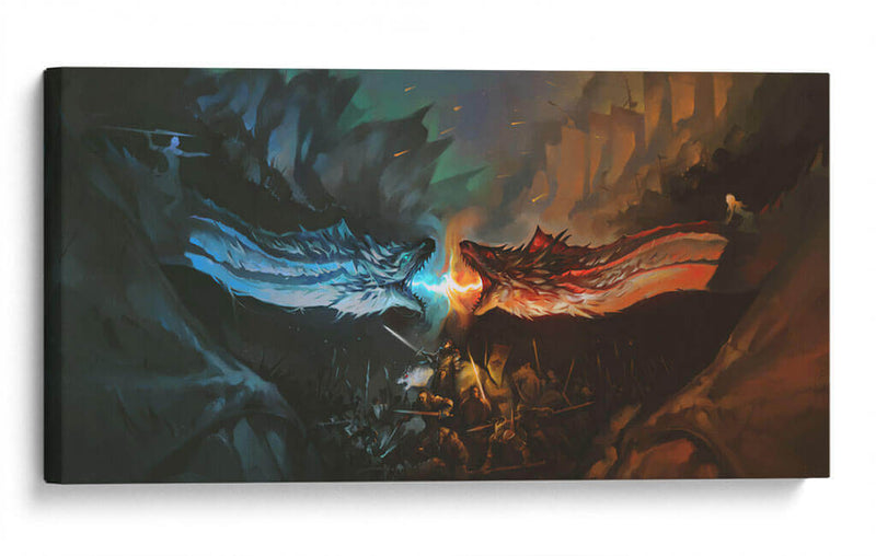 La batalla de Winterfell | Cuadro decorativo de Canvas Lab