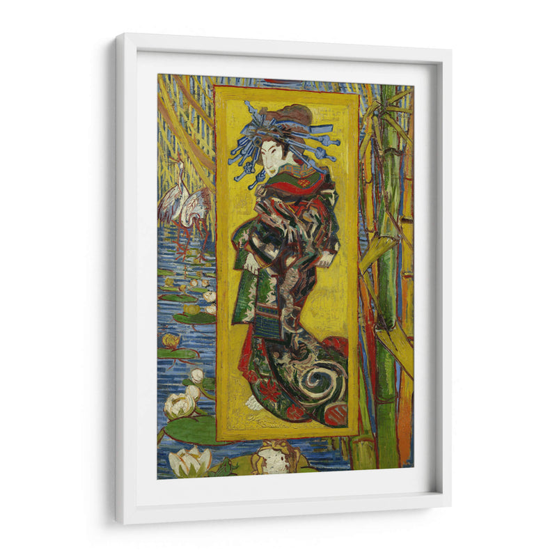 La cortesana después de Eisen - Vincent Van Gogh | Cuadro decorativo de Canvas Lab