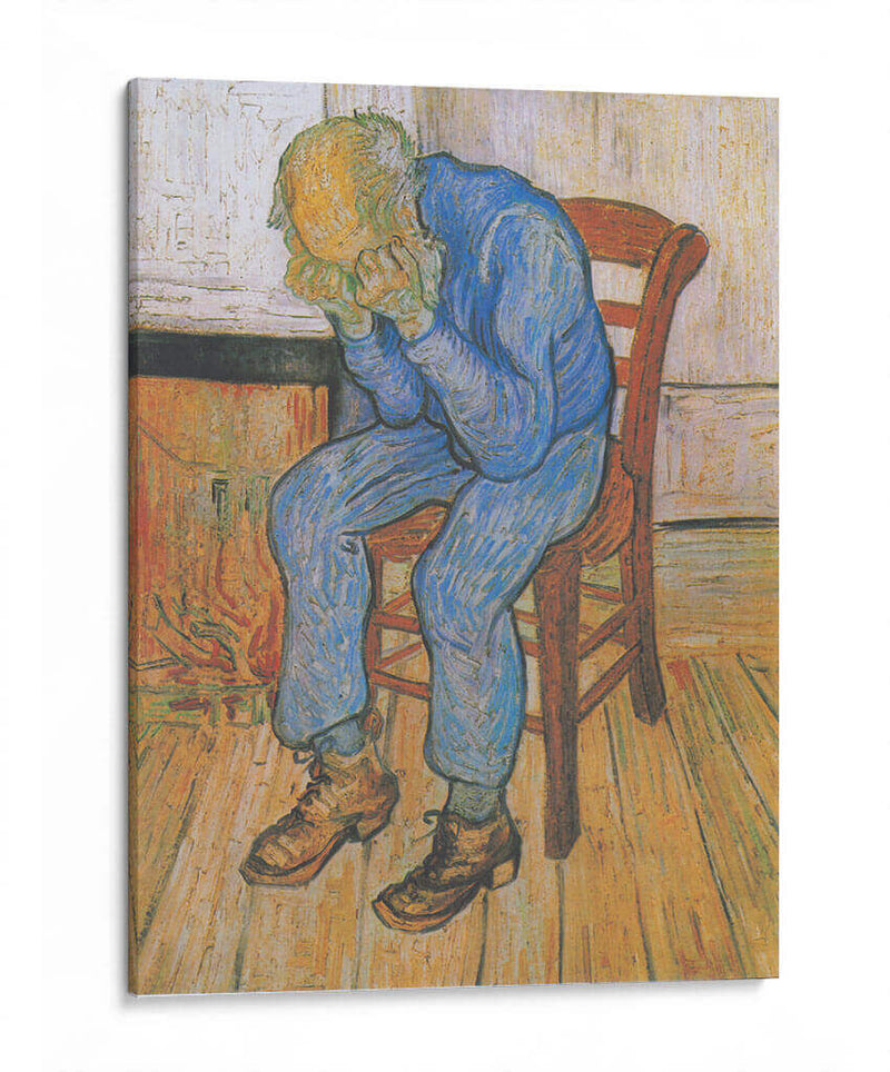 Anciano en pena (en las puertas de la eternidad) - Vincent Van Gogh | Cuadro decorativo de Canvas Lab