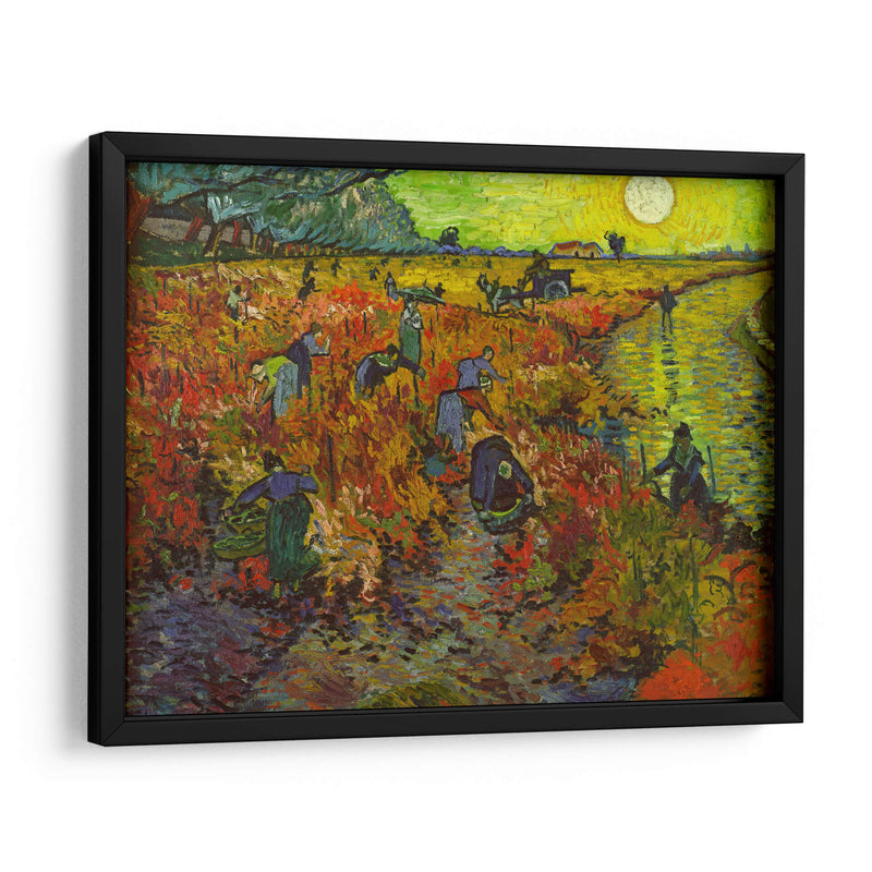 El viñedo rojo - Vincent Van Gogh | Cuadro decorativo de Canvas Lab