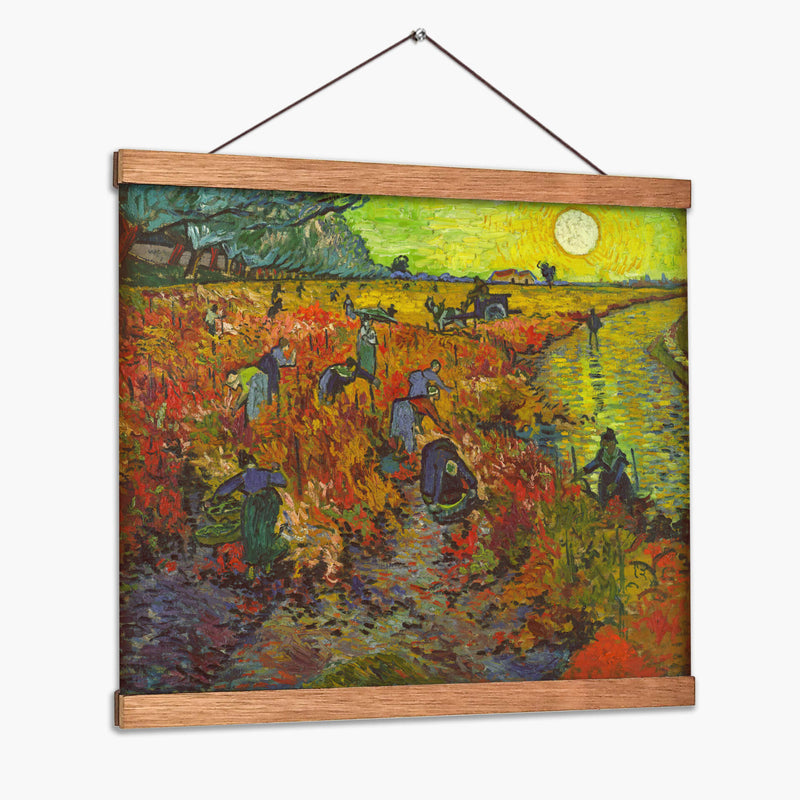 El viñedo rojo - Vincent Van Gogh | Cuadro decorativo de Canvas Lab