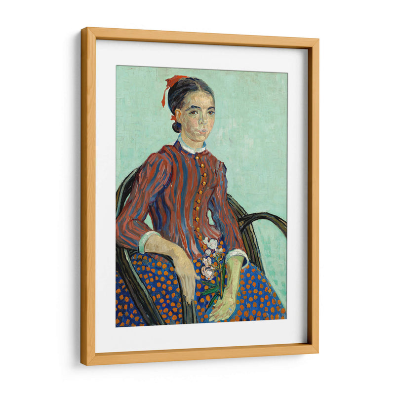 La Mousmé - Vincent Van Gogh | Cuadro decorativo de Canvas Lab