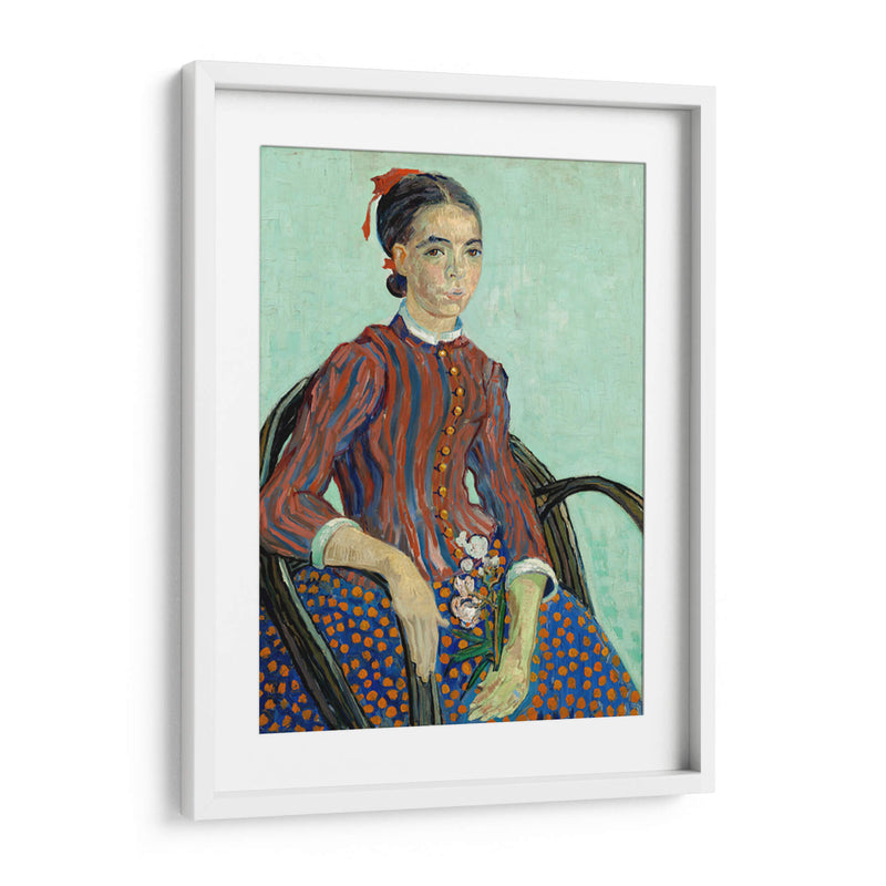 La Mousmé - Vincent Van Gogh | Cuadro decorativo de Canvas Lab