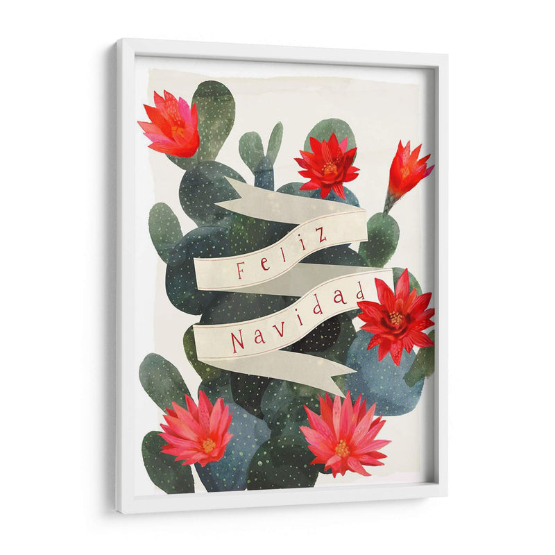 Cactus De Navidad Del Desierto I - Susan Savory | Cuadro decorativo de Canvas Lab