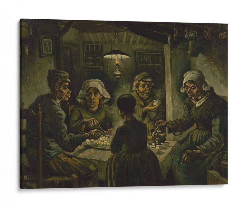 Los comedores de patatas - Vincent Van Gogh | Cuadro decorativo de Canvas Lab