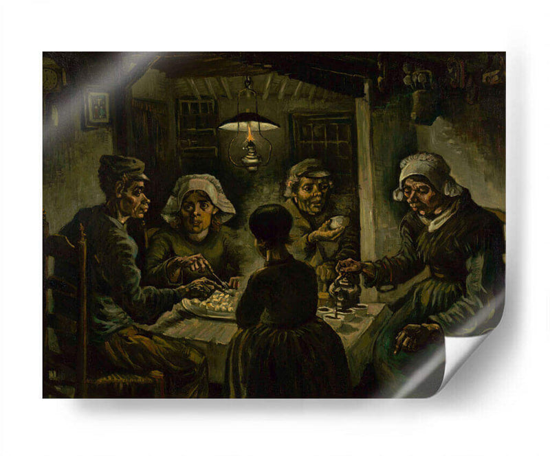 Los comedores de patatas - Vincent Van Gogh | Cuadro decorativo de Canvas Lab