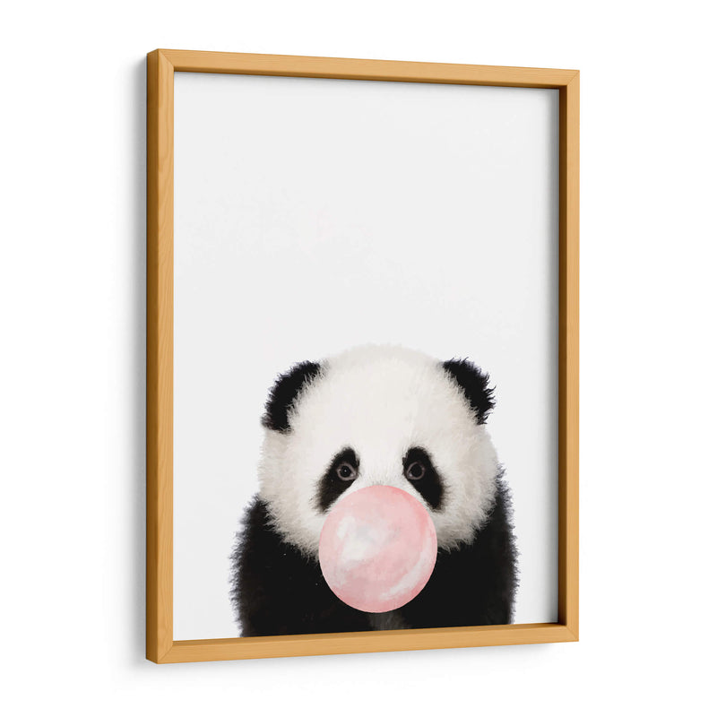 Panda Bubble Gum | Cuadro decorativo de Canvas Lab