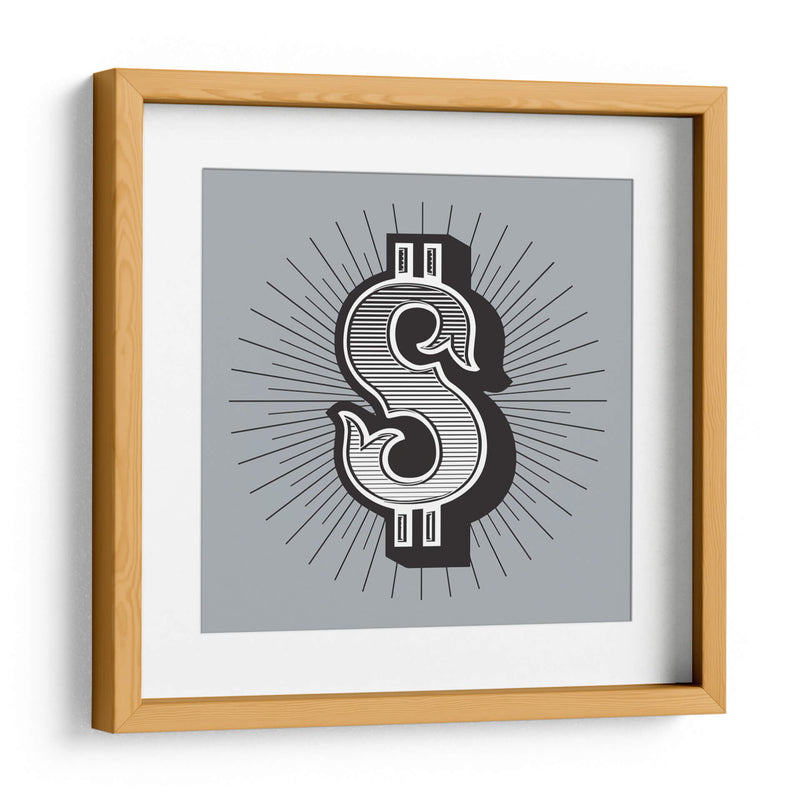 Dollar | Cuadro decorativo de Canvas Lab