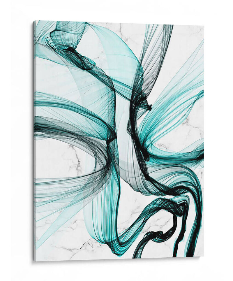 Cintas Teal Vii - Irena Orlov | Cuadro decorativo de Canvas Lab