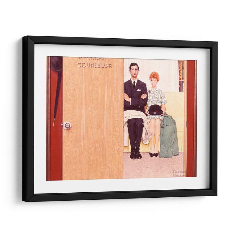 Consejero marital - Norman Rockwell | Cuadro decorativo de Canvas Lab