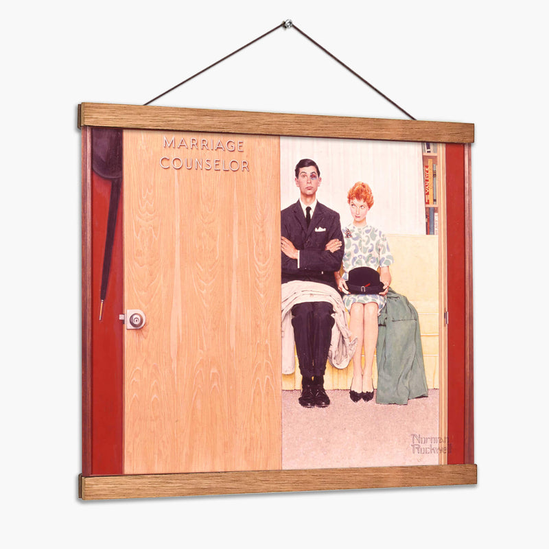 Consejero marital - Norman Rockwell | Cuadro decorativo de Canvas Lab