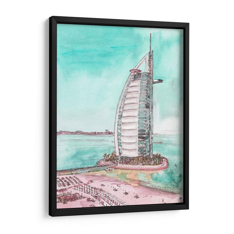 Day Aterrizando Dubai I - Melissa Wang | Cuadro decorativo de Canvas Lab