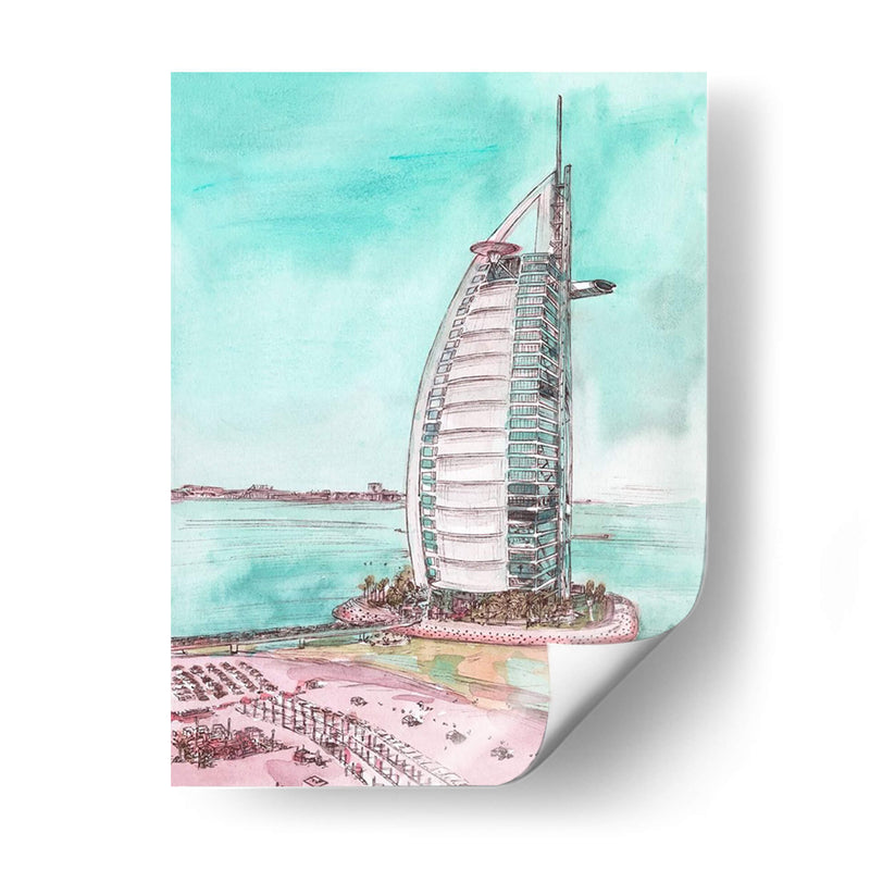Day Aterrizando Dubai I - Melissa Wang | Cuadro decorativo de Canvas Lab