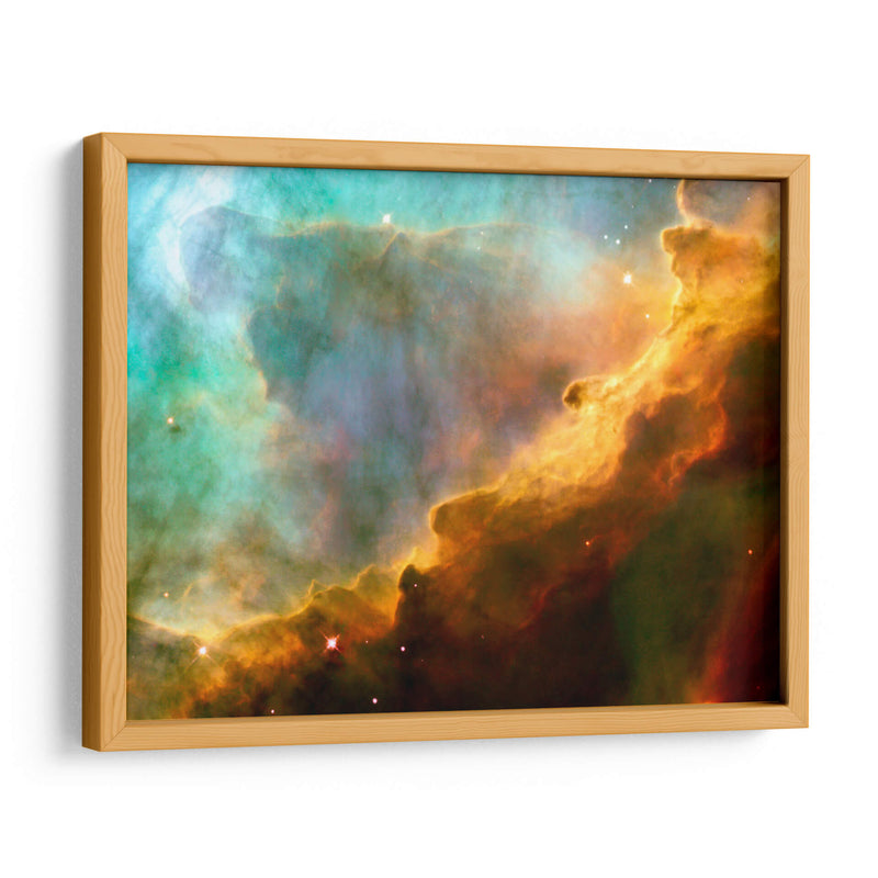 Una tormenta perfecta de gases turbulentos en la Nebulosa Omega-Cisne (M17) | Cuadro decorativo de Canvas Lab