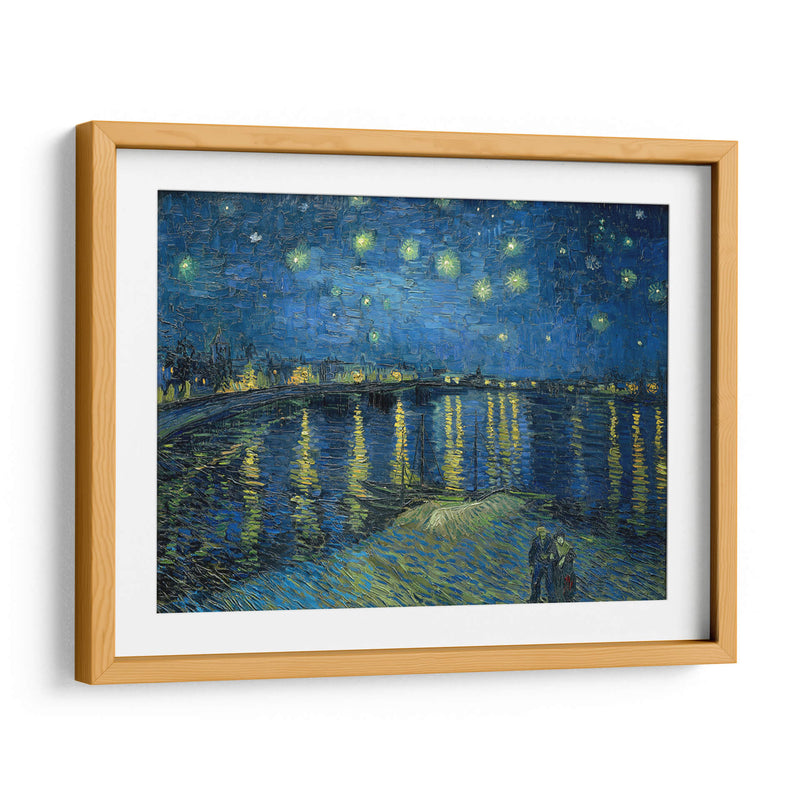 Noche estrellada sobre el Ródano - Vincent Van Gogh | Cuadro decorativo de Canvas Lab