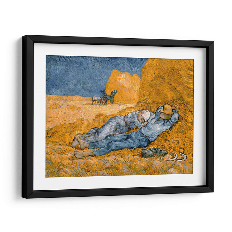 La siesta - Vincent Van Gogh | Cuadro decorativo de Canvas Lab
