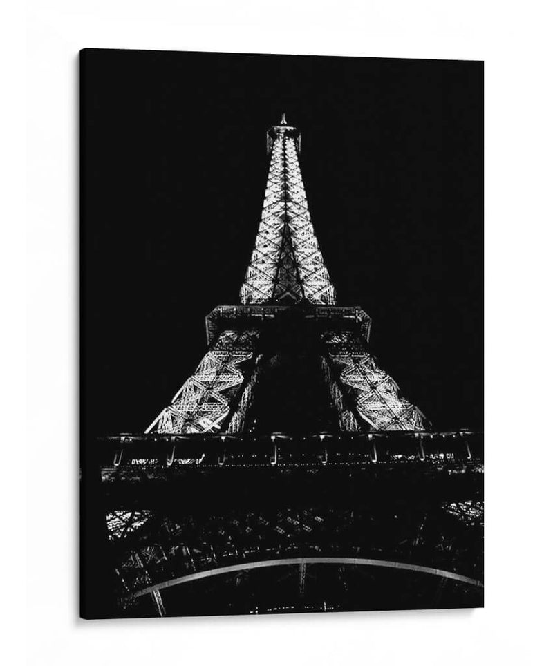 Tour Eiffel La Nuit - Rod Delamater | Cuadro decorativo de Canvas Lab