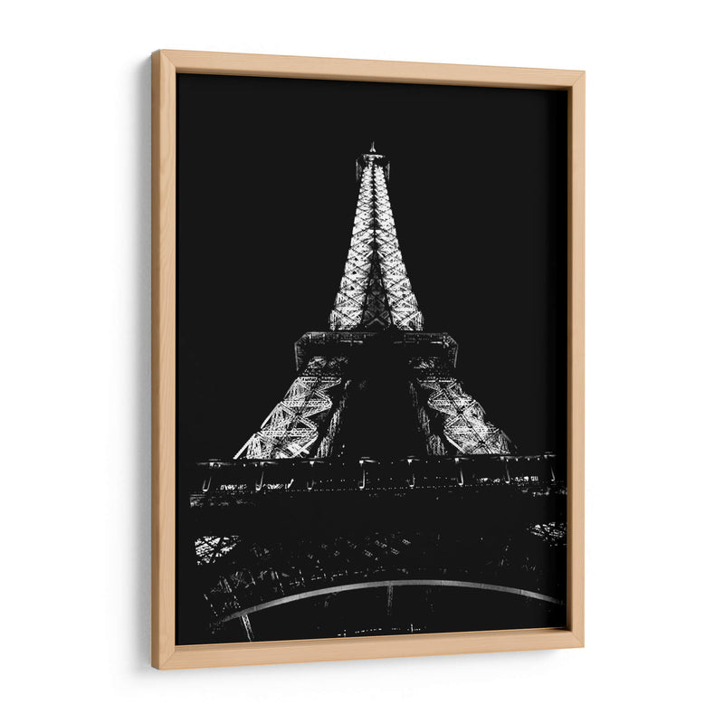 Tour Eiffel La Nuit - Rod Delamater | Cuadro decorativo de Canvas Lab
