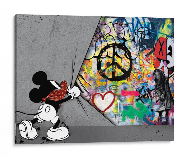 Pop Art Mouse Zoom - David Aste | Cuadro decorativo de Canvas Lab