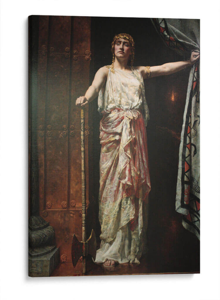 Clytemnestra - John Collier | Cuadro decorativo de Canvas Lab