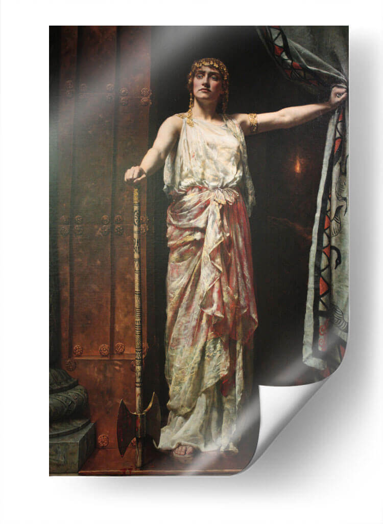 Clytemnestra - John Collier | Cuadro decorativo de Canvas Lab