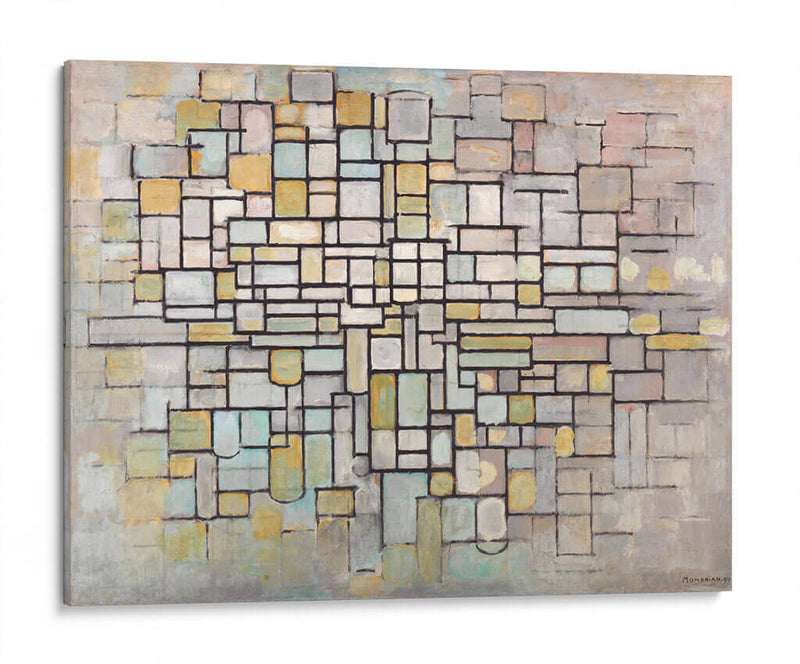 Composición II - Piet Mondrian | Cuadro decorativo de Canvas Lab