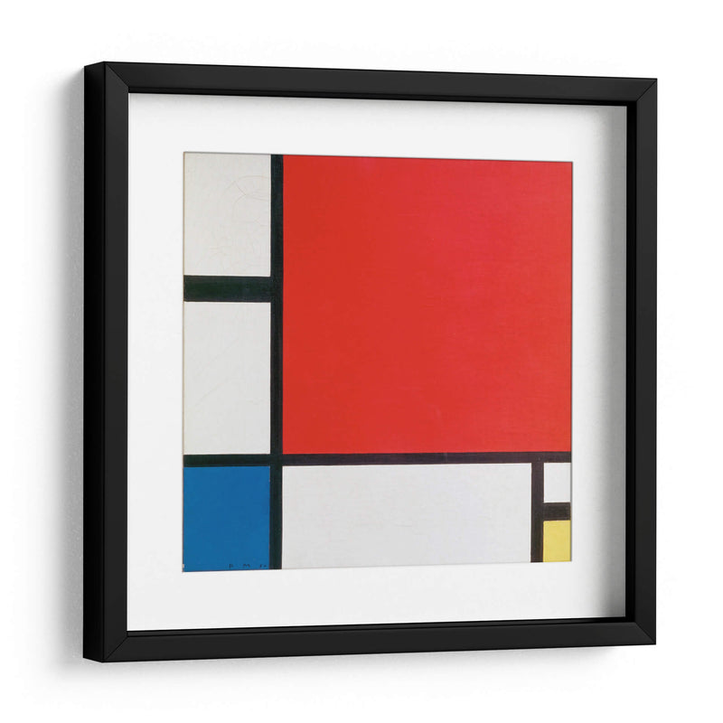 Composición II en rojo, azul y amarillo (1930) - Piet Mondrian | Cuadro decorativo de Canvas Lab