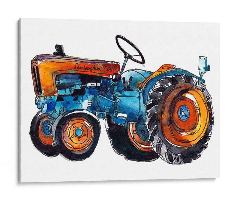 Estudio De Tractor Ii - Scherrer Finch | Cuadro decorativo de Canvas Lab