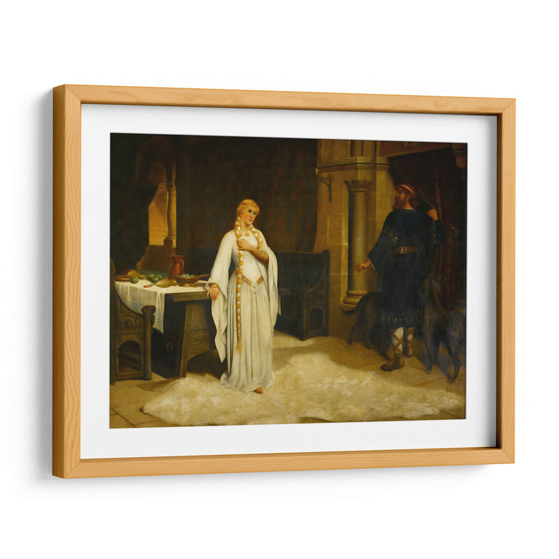 Lady Godiva - Edmund Leighton | Cuadro decorativo de Canvas Lab