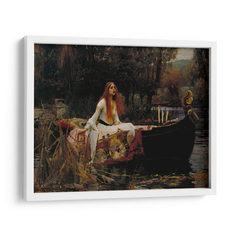 La dama de Shalott - John William Waterhouse | Cuadro decorativo de Canvas Lab