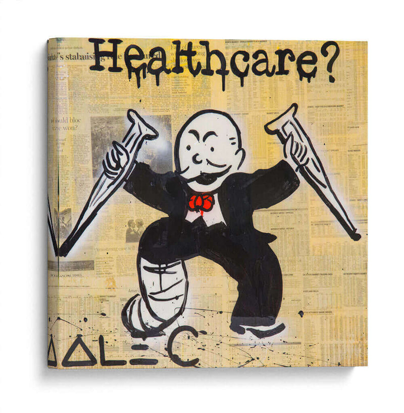 Healthcare - Alec Monopoly | Cuadro decorativo de Canvas Lab