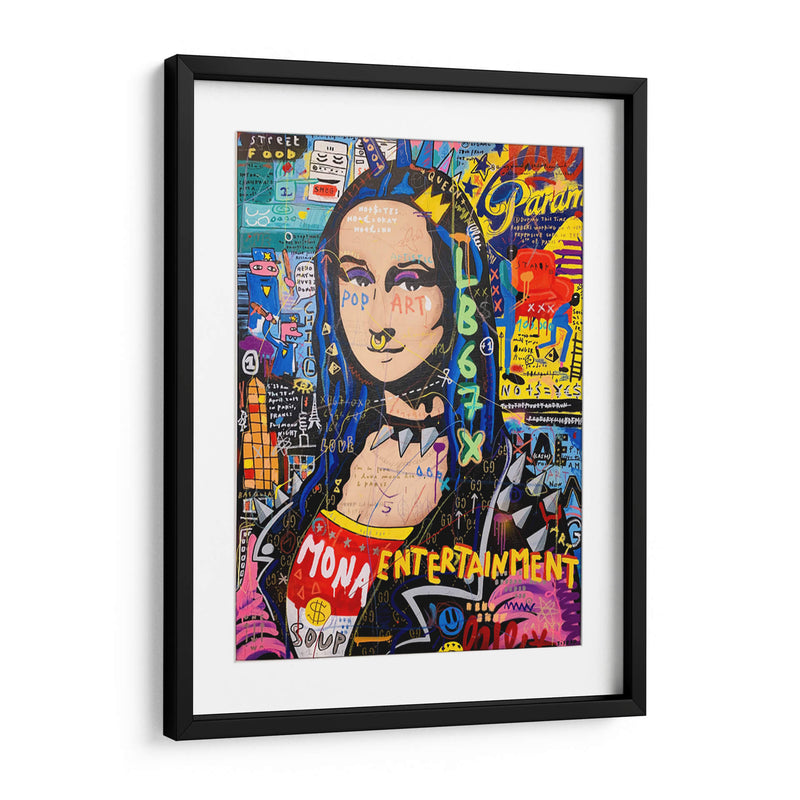 Mona Lisa Pop - Alec Monopoly | Cuadro decorativo de Canvas Lab