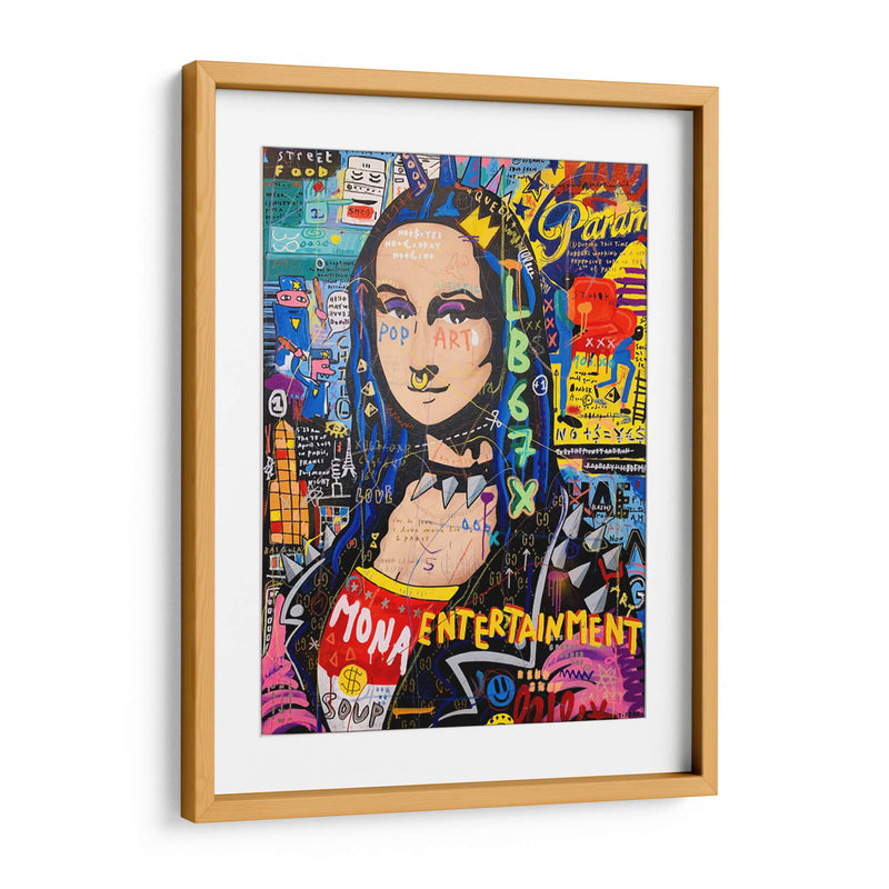 Mona Lisa Pop - Alec Monopoly | Cuadro decorativo de Canvas Lab