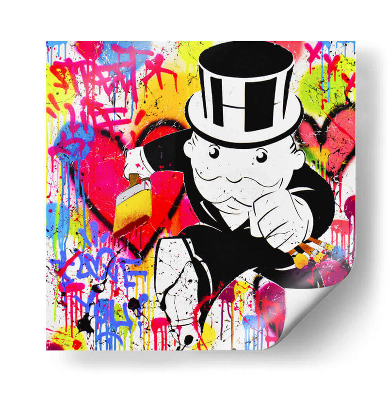 Monopoly in Love - Vincent Bardou | Cuadro decorativo de Canvas Lab