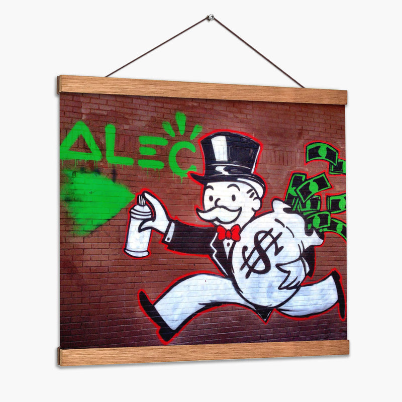 Spray the Green - Alec Monopoly | Cuadro decorativo de Canvas Lab