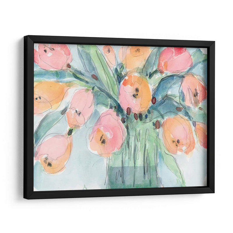 Tulip Bouquet Iv - Samuel Dixon | Cuadro decorativo de Canvas Lab