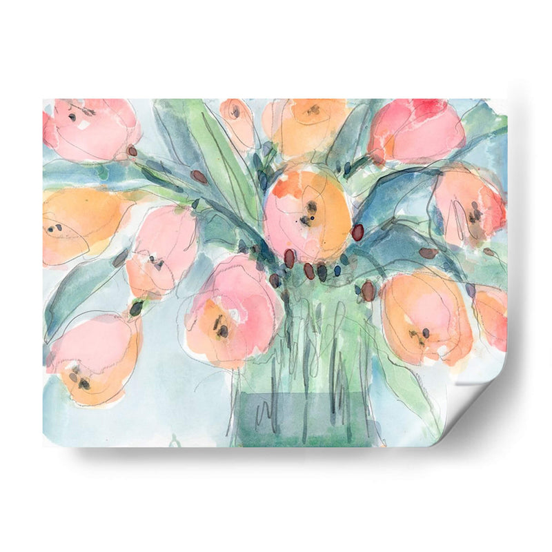 Tulip Bouquet Iv - Samuel Dixon | Cuadro decorativo de Canvas Lab