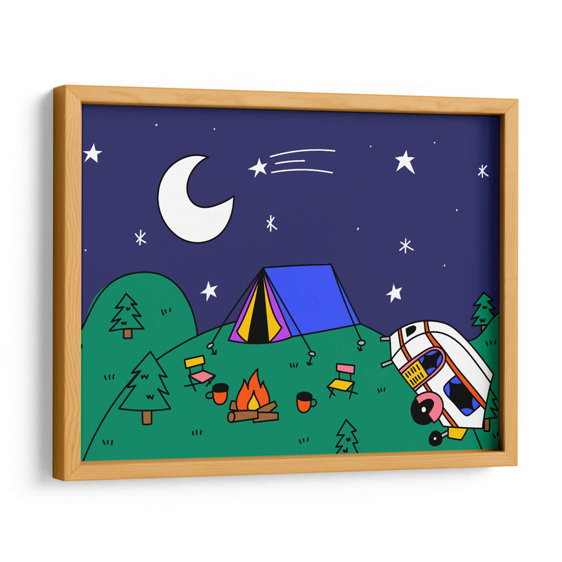Camping Trip - Marcela Illustrates | Cuadro decorativo de Canvas Lab