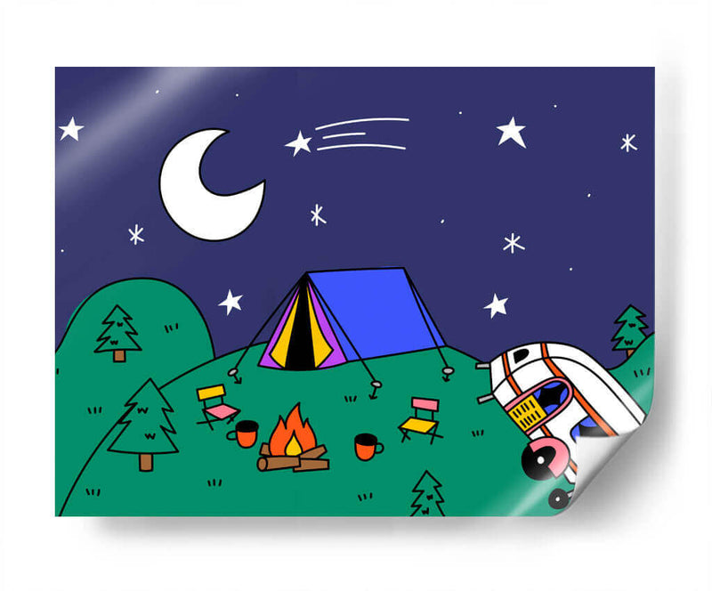 Camping Trip - Marcela Illustrates | Cuadro decorativo de Canvas Lab