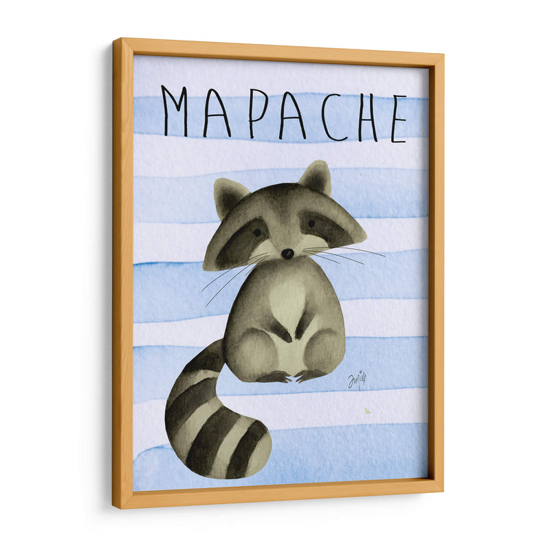 MAPACHE - Marce Islas | Cuadro decorativo de Canvas Lab