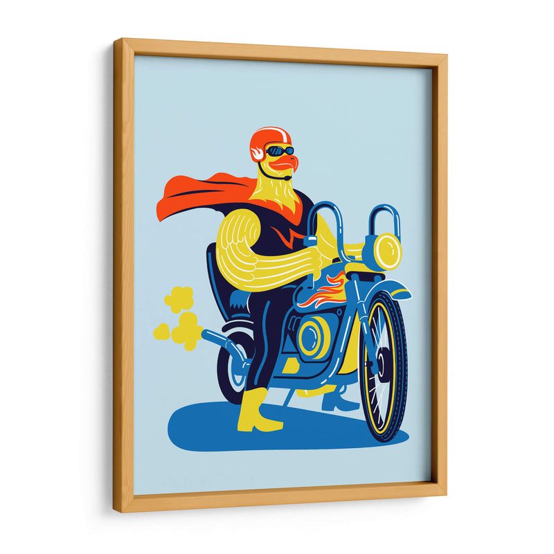 Águila motociclista - Najesi | Cuadro decorativo de Canvas Lab