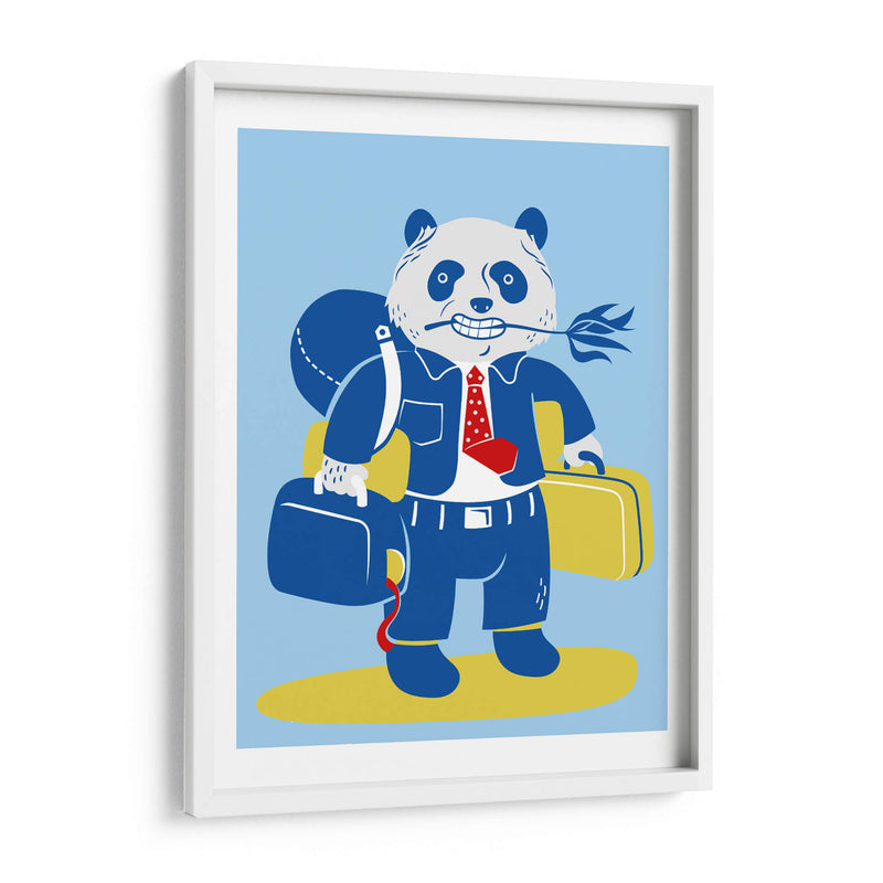 Panda viajero - Najesi | Cuadro decorativo de Canvas Lab