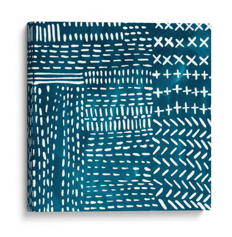 Sashiko Stitchs Iv - Chariklia Zarris | Cuadro decorativo de Canvas Lab