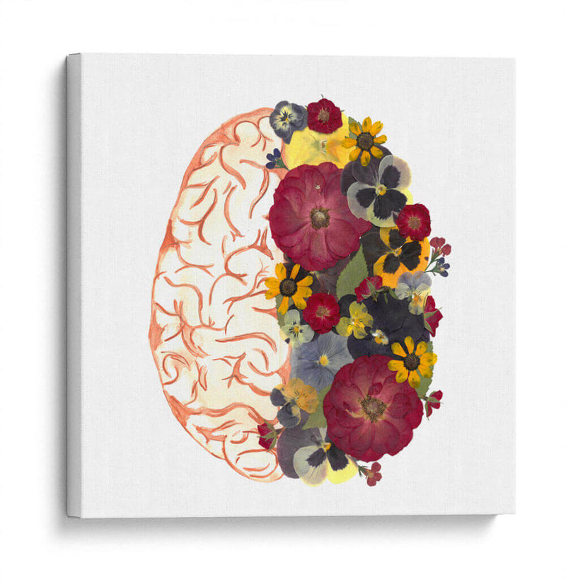 Brain in Color - Designs by Andrea | Cuadro decorativo de Canvas Lab