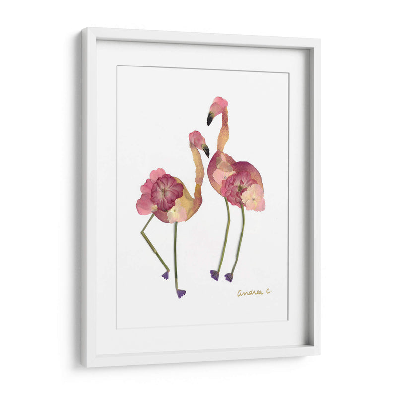 Flamingos - Designs by Andrea | Cuadro decorativo de Canvas Lab
