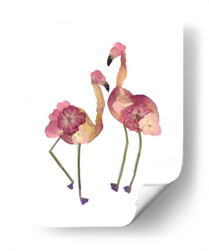 Flamingos - Designs by Andrea | Cuadro decorativo de Canvas Lab
