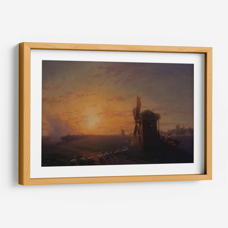 Estepa al atardecer - Iván Aivazovsky | Cuadro decorativo de Canvas Lab